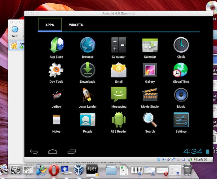 run android emulator on vmware mac